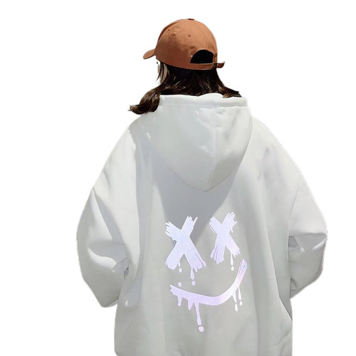 Men's Fall/Winter Hooded Sweatshirt with Pom-Pom, Fleece Lined, Trendy, Ins Style, Loose and Casual, Couple Hooded Sweatshirt Top