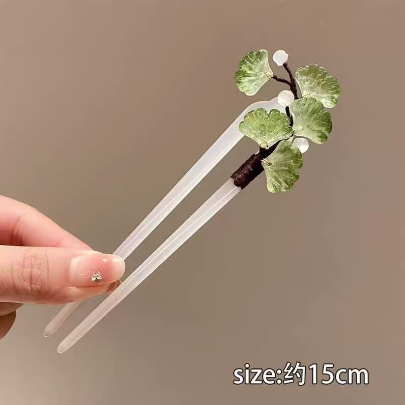 Magnolia pinzas de cabello para mujeres de alto nivel de movimiento de movimiento de estilo antiguo pinzas de cabello de estilo chino nuevo toque de cabello de estilo chino