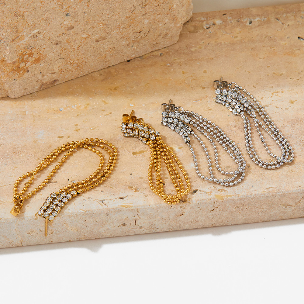 6g Weight 0.03µm-0.05µm Gold Plating Thickness PVD Coated Gold Plating Process 304 Stainless Steel Ear Needle Material Real Gold Plated Plating Material Rhinestones Inlay Material Drop Earrings Classification 16K Gold, White Gold Plated, Gold Plating Plating Color 1 Pair Quantity Daily Occasion 304 Stainless Steel Material Solid Color Pattern Women'S Gender Retro, Commute Style Waterproof Non Tarnish, Inlay Craft PVD Coated Real Gold Plated 16K Gold White Gold Plated Gold Plating Solid Color 304 Stainless Steel Retro Commute Waterproof Non Tarnish Drop Earrings