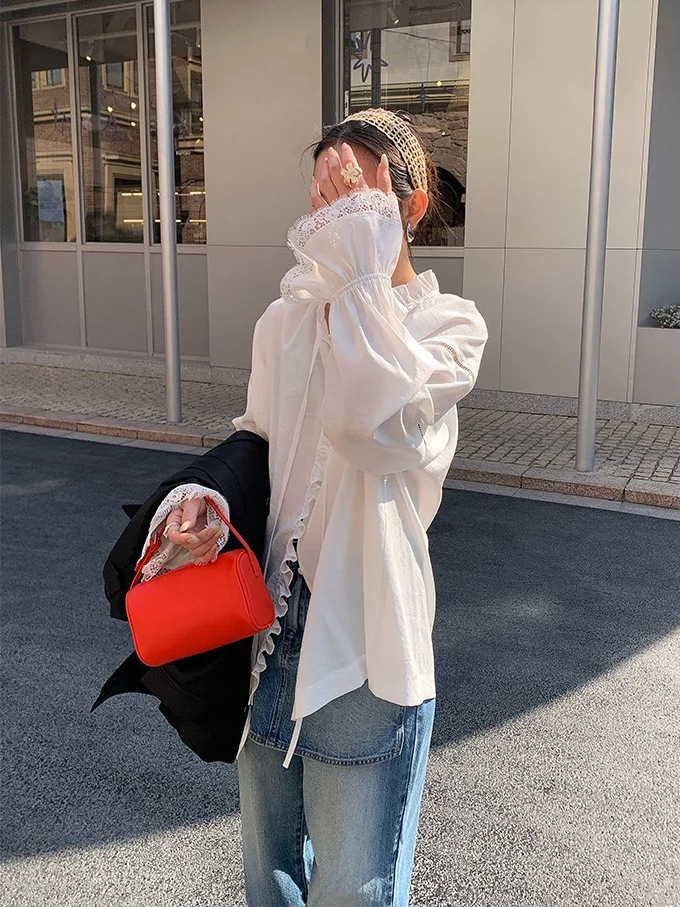 小众rowペンバッグ反絨皮脇下バッグ90sバッグミニ小方バッグ本革ハンドバッグ筆袋バッグ