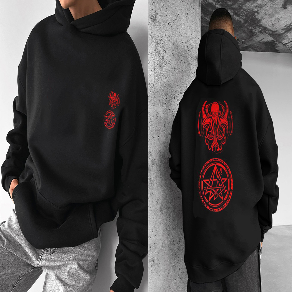 Estación independiente transfronteriza impresión digital para hombres y mujeres, parejas con capucha, suéter fresco de moda, ropa de otoño, blusa casual de otoño e invierno de Halloween