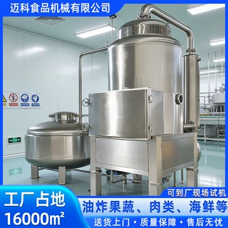 真空油炸机全自动薯片低温油炸机土豆片香蕉片小黄鱼果蔬脆油炸机