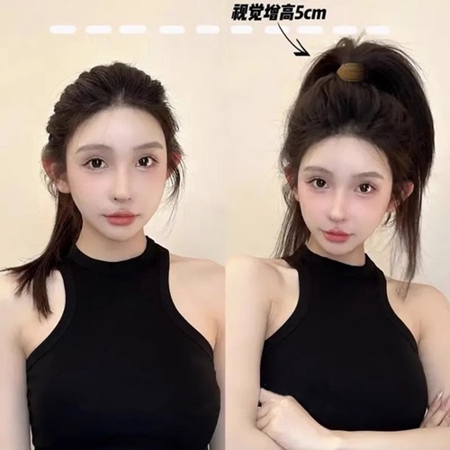 2025 New Wide Edge Seamless Hair Tie for Women Summer High Elastic Simple Headband for High Ponytail Hair Ribbon Hair Accessory