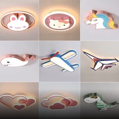 LED 子供の寝室ランプモダンなミニマリストクラウド北欧リビングルームクリエイティブ飛行機天井男の子と女の子の部屋カード