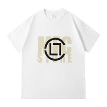 MFC陈冠希联名夏季新款纯棉短袖t恤衫男女宽松圆领上衣潮牌体恤