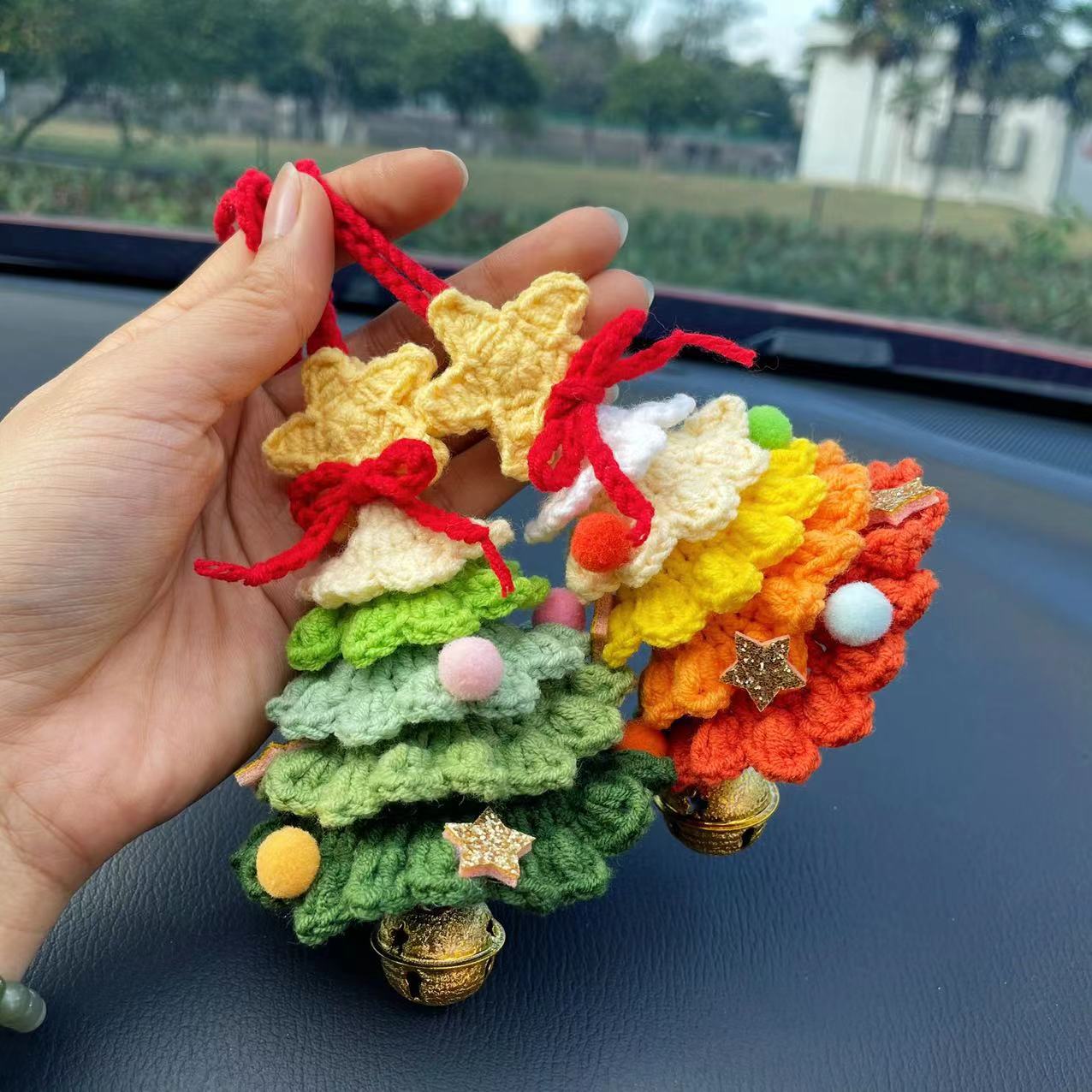 Car Plant Hanging Ornament Car Interior Rearview Mirror Pendant