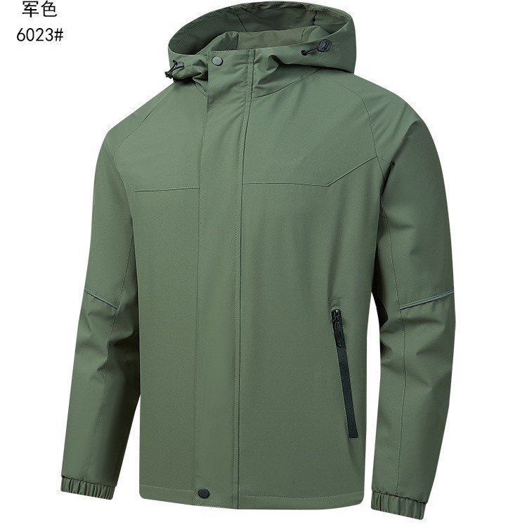 Foreign Trade Version of Outdoor Sports Casual Windbreaker, Breathable and Wear-Resistant Jacket Suitable for the North, Embroidered Logo Mountaineering Clothing, Cross-Border