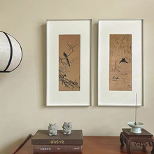 喜鹊双喜图宋代美学客厅装饰画花鸟中古走廊尽头书房玄关中式挂画