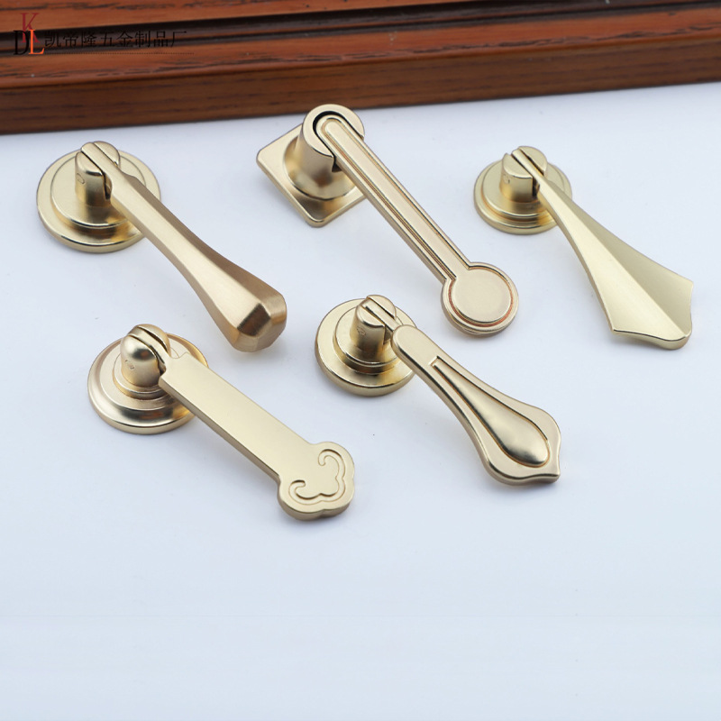 Fabricantes en stock sólido solo agujero accesorios de hardware colgante irregular forma aleación zinc muebles cajón puerta del gabinete manija