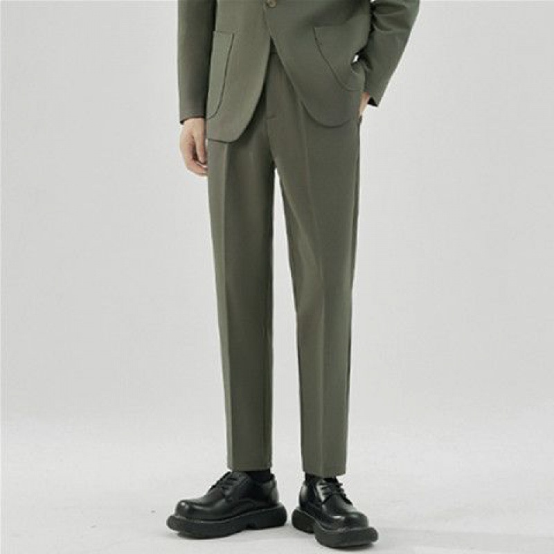 Gray green [single trousers]