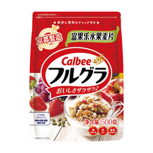 日本原裝Calbee水果口味麥片500g即食早餐減少糖朝食革命