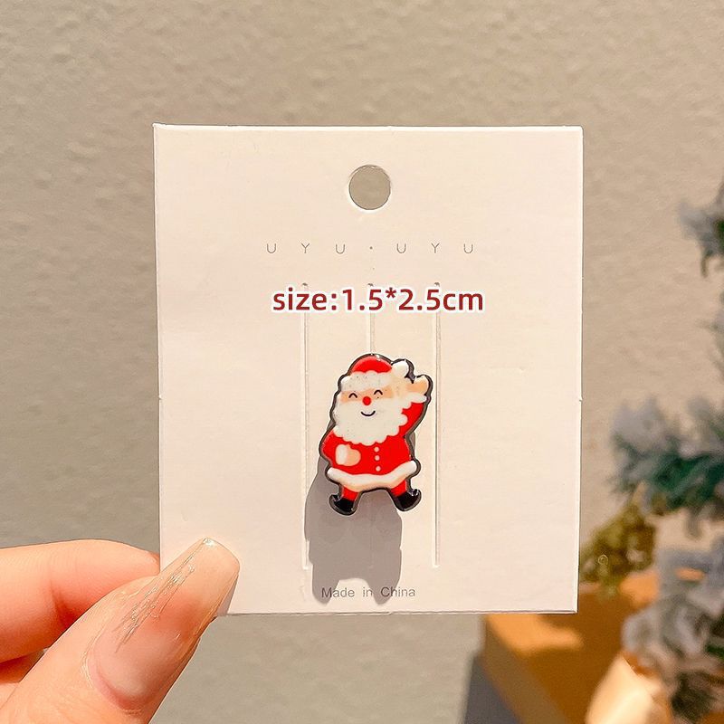 Emblemas de Navidad joyas regalos navideños flocos de nieve alce metal ligero accesorios de broche de Navidad viejos