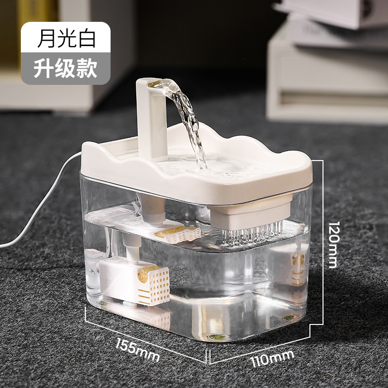 Gran capacidad de filtración de agua viva de circulación automática de bebedores de agua para mascotas perros alimentadores automáticos al por mayor