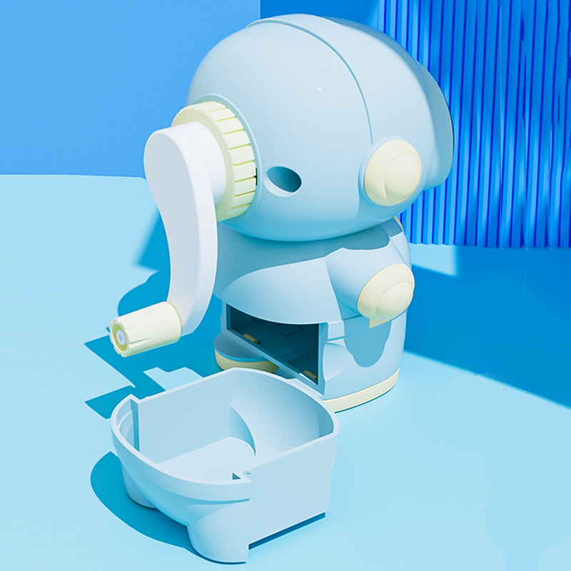 7860 astronauta cuchillo de lápiz mano rotación cuchillo de lápiz para el día de la infancia regalo afilador de lápiz al por mayor