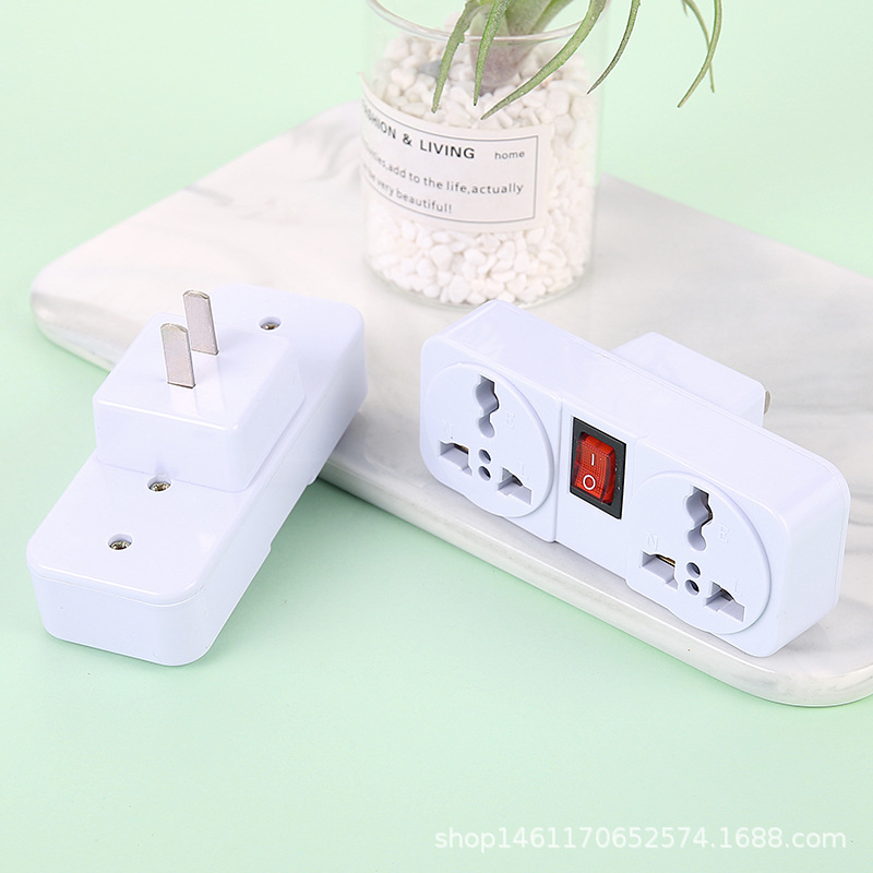 Interruptor independiente socket de comercio exterior especial enchufe tablero de tres agujeros seis-agujero socket Cruz-frontera agujero universal enchufe integrado image 3