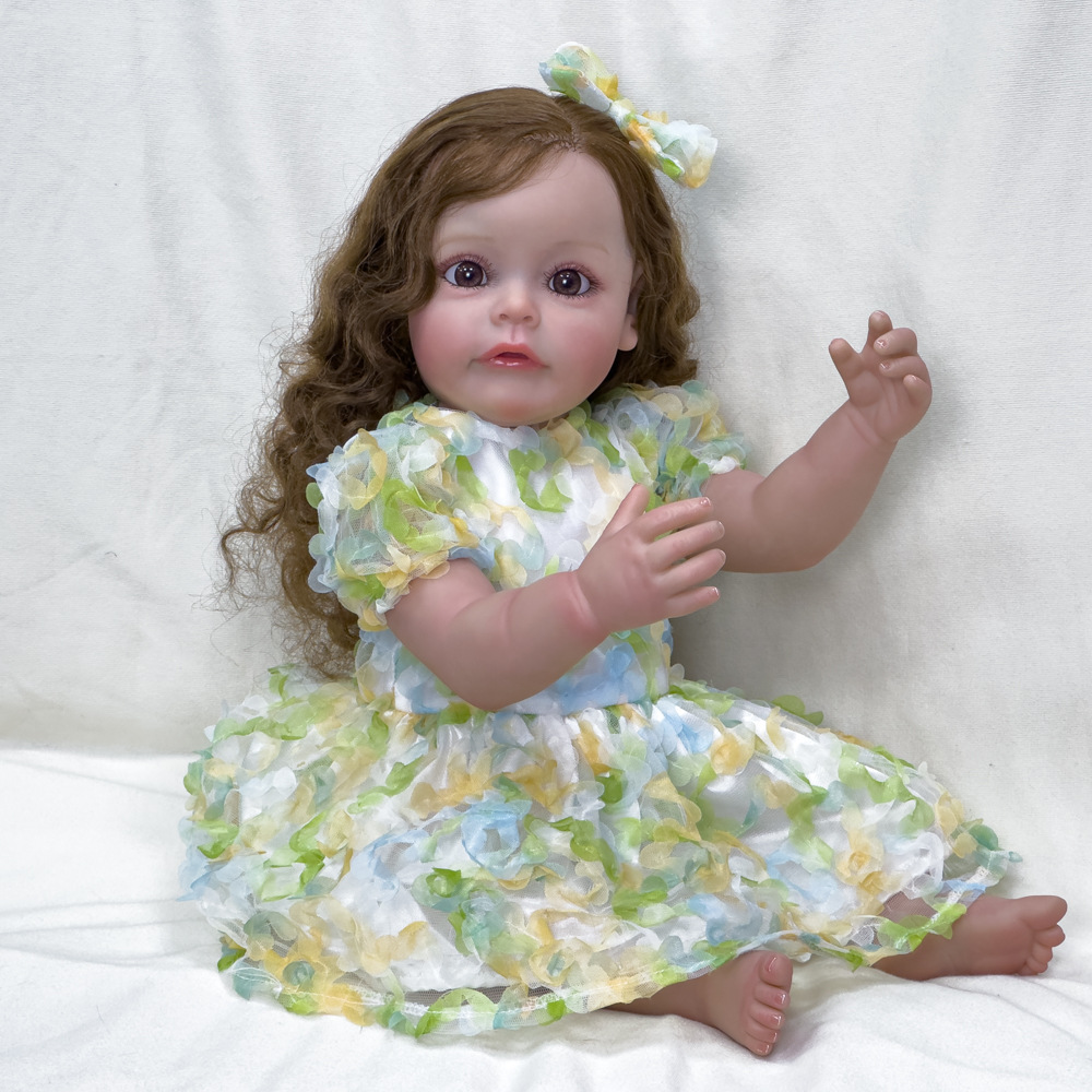 Muñeca de regalo para niñas, muñeca de acompañamiento, nuevo juguete pesado para niñas, muñeca de simulación para niños, muñeca de pelo largo