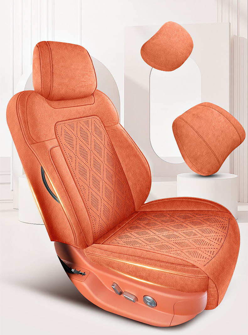 2025 Model Fang Cheng Bao Titanium 7 Seat Cushion Full Cover Four-Season Suede 25 Model Titanium 7 Seat Cover Interior Modification Car Seat Cover