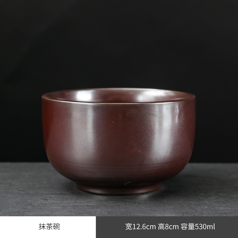 Cross-Border Japanese-Style Matcha Bowl, Matcha Mixing Tools, Matcha Brush, Song Dynasty Tea Bowl, Matcha Cup, Powder Bowl, Stirrer, Tea Whisk