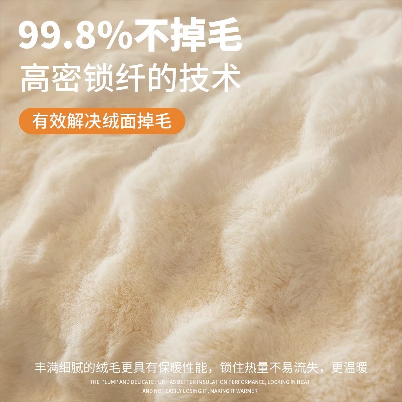 2025 nuevo sofá antideslizante cubierta de tela de seda de conejo rojo mantas de cojín anti-gato