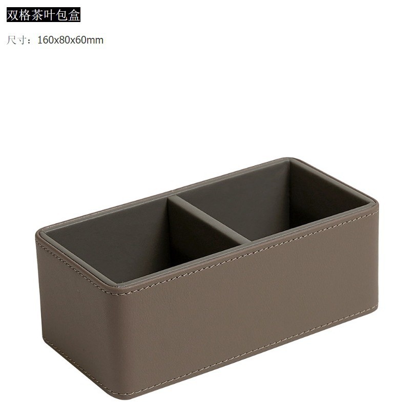 Hotel cinco estrellas cuero guía de servicio de impresión de logotipo caja de toallas bandeja cubierta de control remoto papelera de papelera