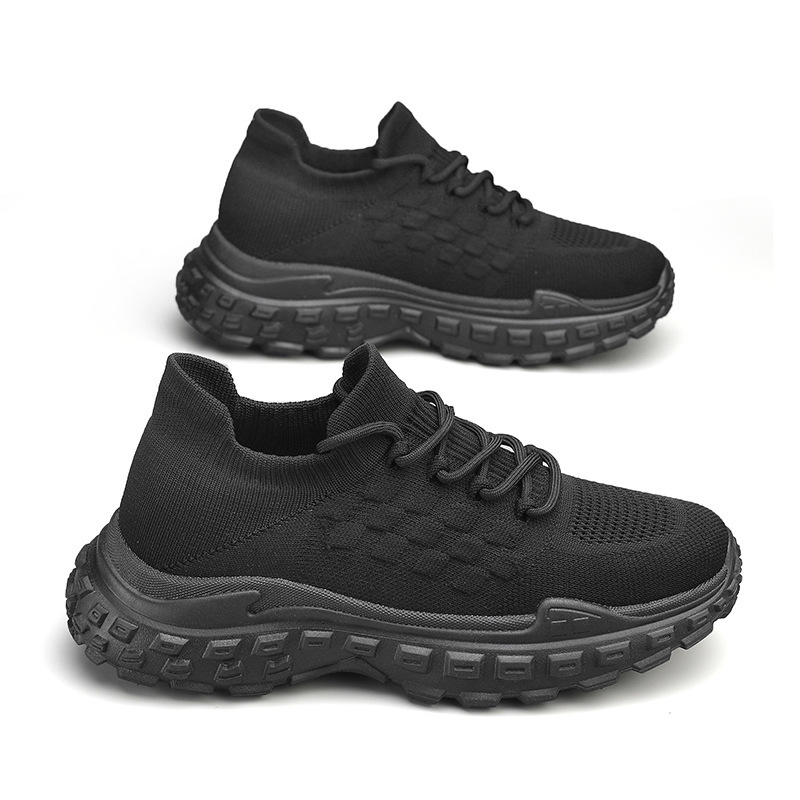 Coconut ins Koreanische Flut Papa Schuhe Jungen fliegen gewebt atmungsaktive Mesh-Bedeckung Füße dicke Unterseite Erhöhung Schuhe Student Herrenschuhe_voghion.com