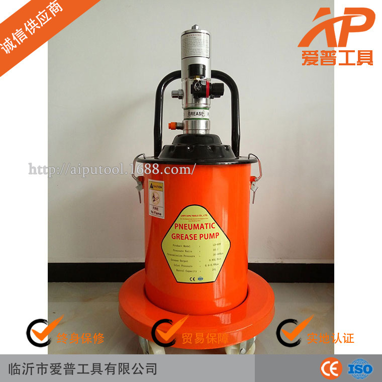 厂家供应禄达气动黄油机超高压注油器20升黄油枪打油机黄油泵黄油