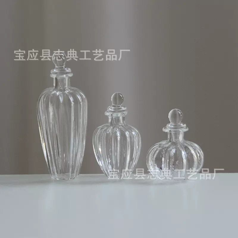 微缩食玩 娃娃模型玻璃花瓶木塞 微缩手作日韩式复古玻璃罐