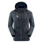 极品迷彩外套男秋冬季户外防风休闲百搭夹克衫宽松大码运功风衣男