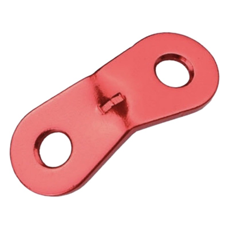 In stock outdoor double-eye aluminum alloy umbrella rope buckle tent canopy drawstring accessories wind rope buckle fixed buckle wholesale delivery