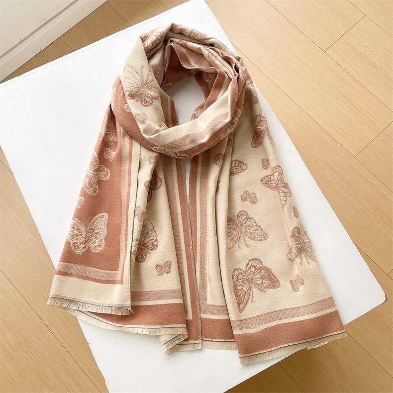 Women's Gender Women's Cute Sweet Butterfly Polyester Scarf