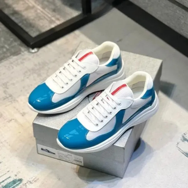 In-Stock 25 Men's Designer Casual Shoes Low-Top Soft Rubber Patent Leather Multi-Color Unisex Couple Shoes