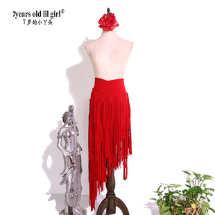 Belly Dance Hip Skirt 2024 Spring and Summer New Master Bohemian High Elastic Tassel Hip Skirt BLBL251