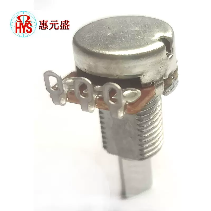 汽车空调专用长螺纹电位器B2.2K/B222电气开关焊线脚148电位器