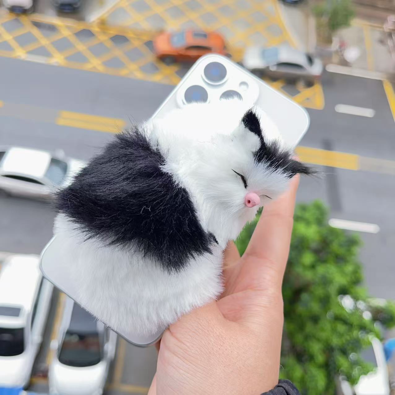 Cat Plastic Cute Airbag Bracket display picture 10