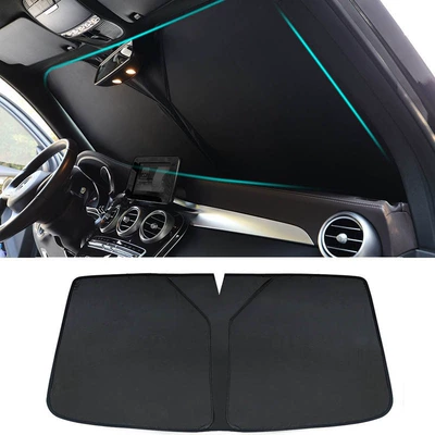 Car curtains: Blackout Curtains for Side Windows - 1-piece-of-black-front-rail-please-note-the-model-year-when-placing-an-order