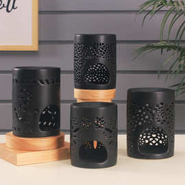 香薰燃烧器陶瓷灯家居圣诞乔迁礼物香精油燃烧器陶瓷香薰扩散器