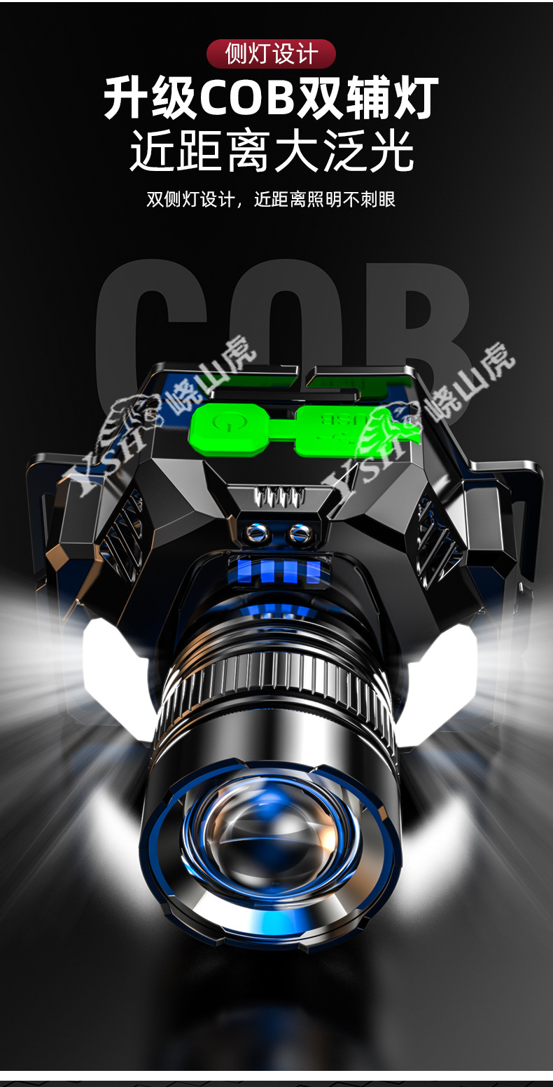 头戴式野外矿灯