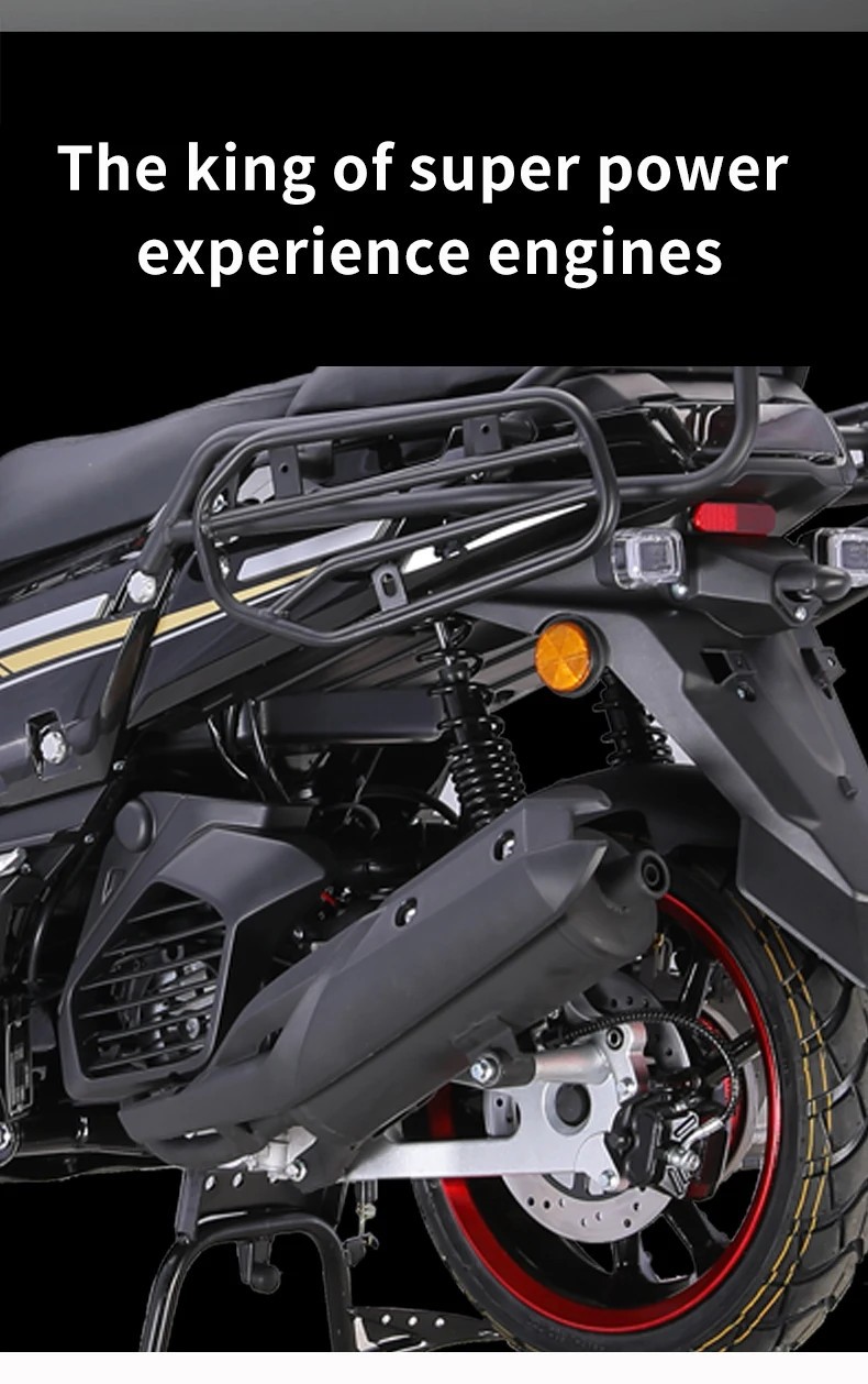 New Year Export Fuel Ws Defender Motorcycle 150Cc Adult Fuel-Saving Scooter Available for Wholesale