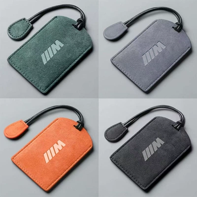 Car key bag — Protective Cover, High-End Minimalist - dark-green-bmw-simple-rope