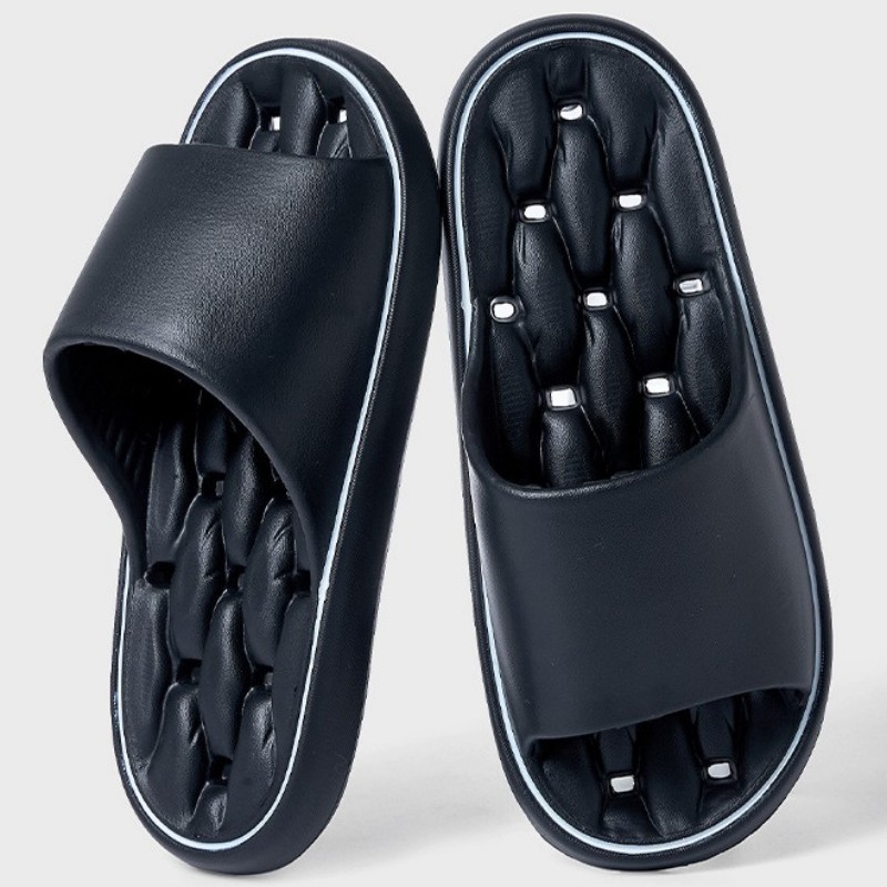 Cross-Border Men's Hole Shower Shoes Quick-Drying Bath Slippers Women's Non-Slip Indoor Bedroom Spa Center Guest Room Shoes