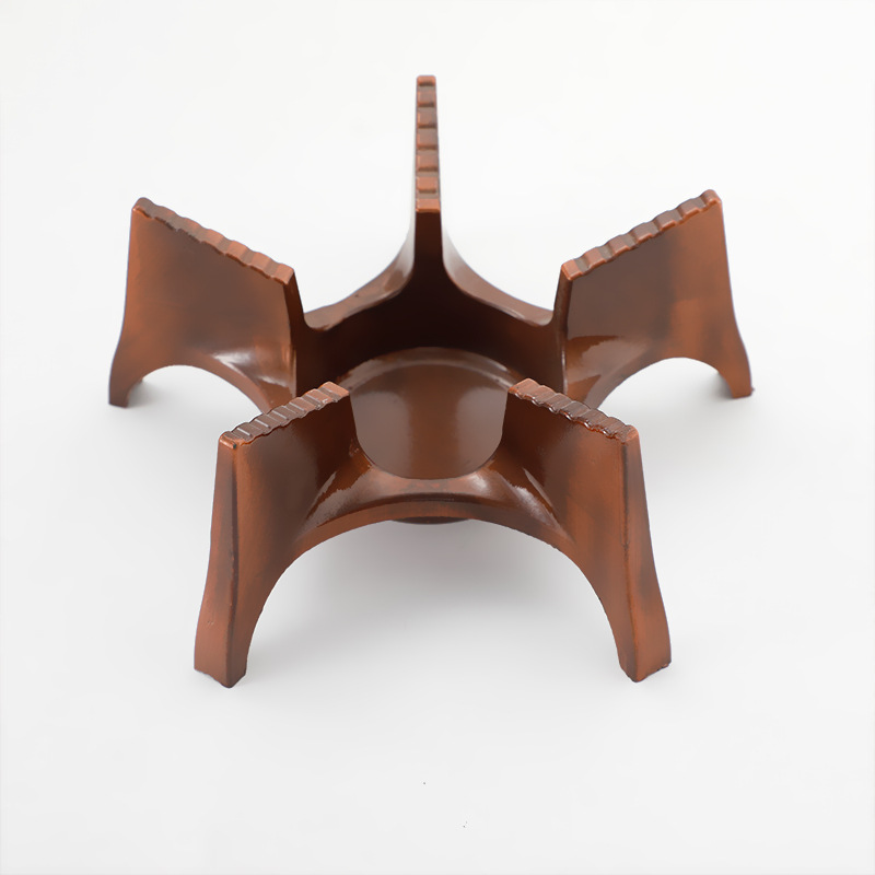 Factory direct supply five-claw aluminum alloy solid alcohol stove, portable electroplated small fire boiler, supports one piece per order.