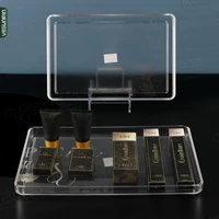 J8 чашка для гостевой комнаты, тарелка для воды, магазин, пластиковая тарелка для отеля, прямоугольная черная 81, лоток для хранения, прозрачный матовый 06 sub g3