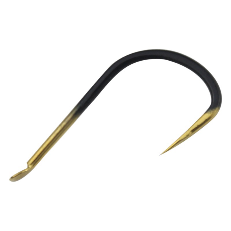 Ghost tooth black gold new kanto hook bulk barbed black pit competitive rofei carp hook big object hook fishing hook