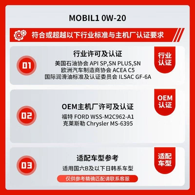 Mobil/Mobil 1 0W-20 Gasoline Engine Oil