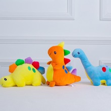 霸王龙毛绒玩具小恐龙公仔玩偶剑龙长颈龙婴儿摇铃玩具0-1-4岁