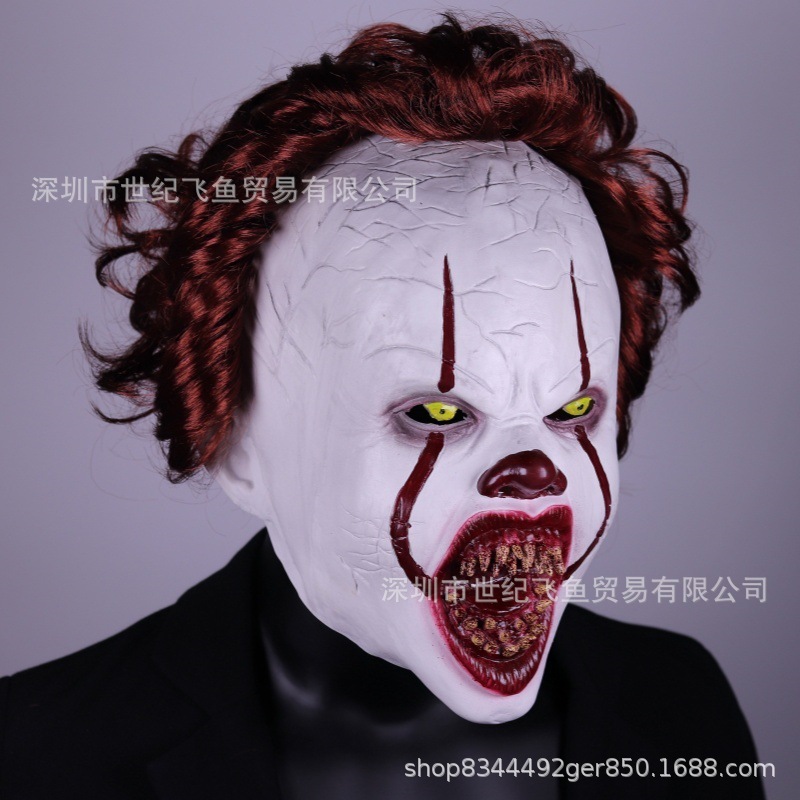 Nuevo casco de máscara de terror payaso que regresa al alma 2 cosplay casco de Halloween estación independiente transfronteriza explosión