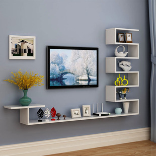 Trendy Floating Tv Cabinet Wall-Mounted Tv Cabinet Wall Cabinet Floating Tv Cabinet Hanging Living Room Tv Cabinet