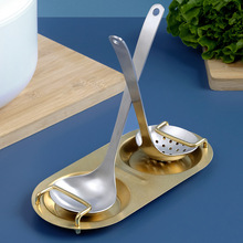 厂家创意汤壳架子火锅店汤勺架 厨房用具可拆卸不锈钢勺子托架
