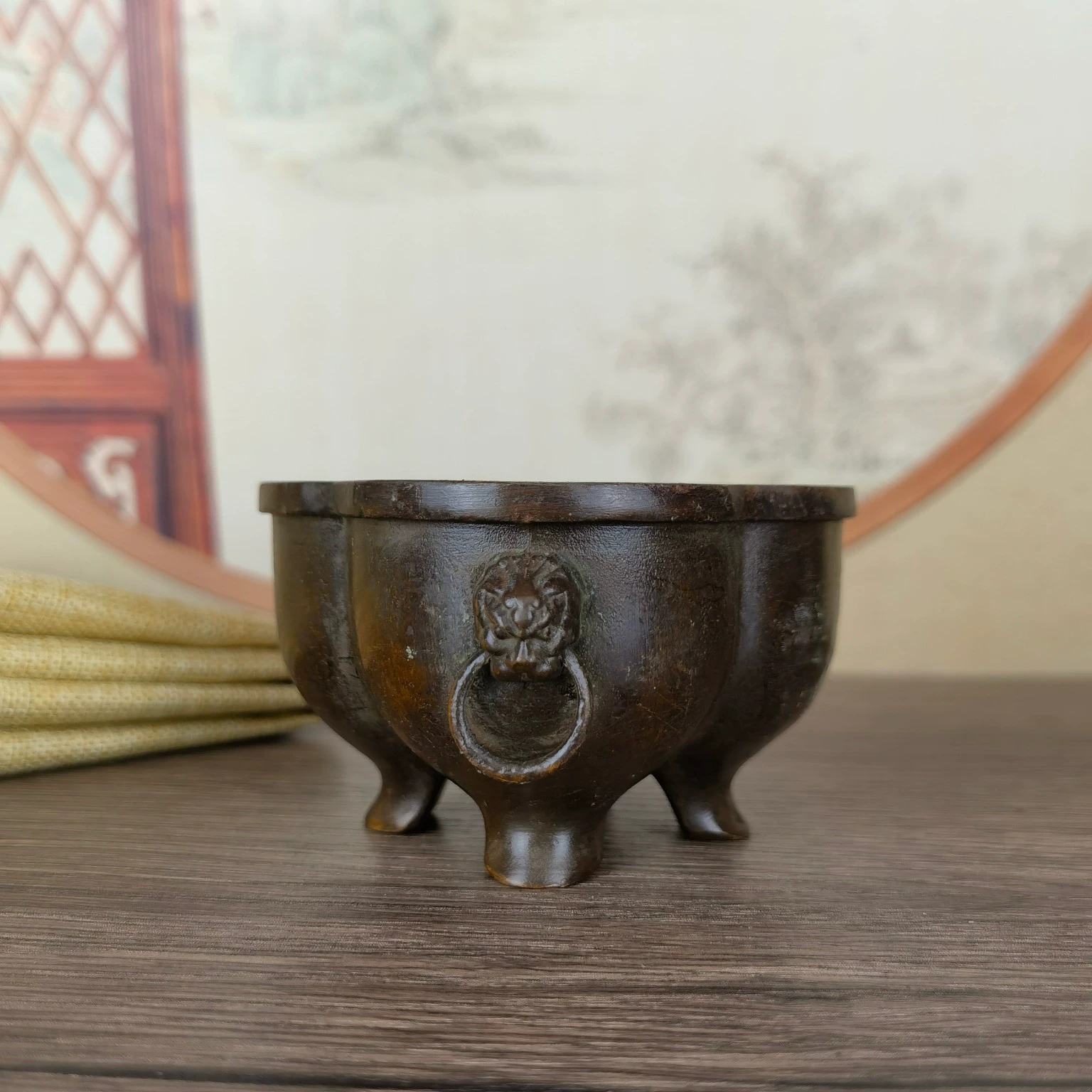 Коллекция антикварной курильницы с двойным кольцом Бегонии