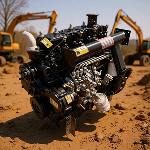 Small and Medium-Sized Wheeled Tractor 490t Diesel Engine, National Standard Three-In-One Direct Injection Power System, Special Engine for Agricultural Machinery